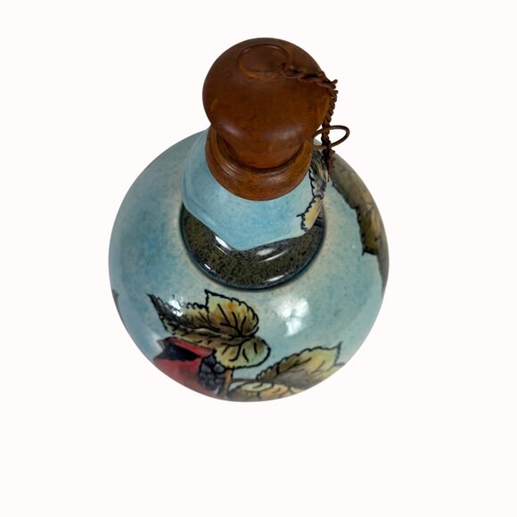 Talavera Tabletop Oil Lamp Cardinal of Peace VTG Artist Sign Outdoor Patio Torch - Picture 5 of 16